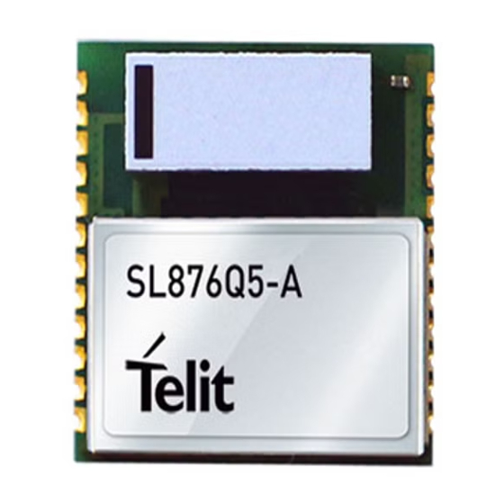 Telit Wireless Solutions SL876Q5-A Manuals