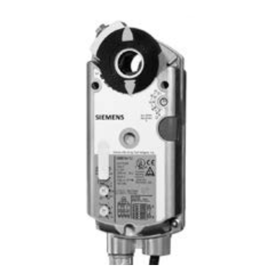 Siemens OpenAir GEB Series Technical Instructions
