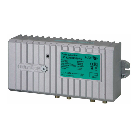 Polytron HC 30/40125 RS Operating Manual