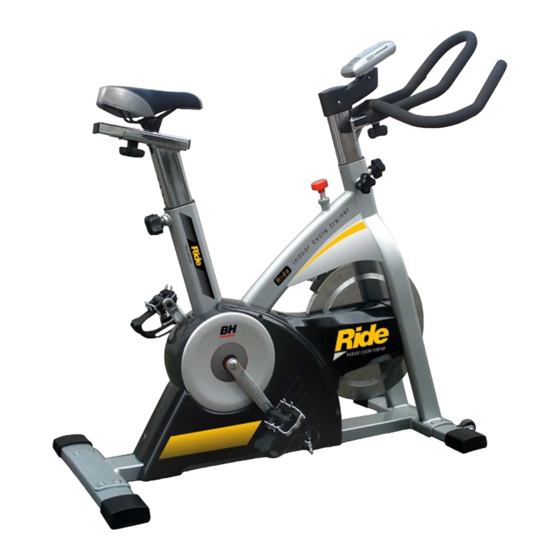 BH FITNESS Ride H9309FB Instructions For Assembly And Use