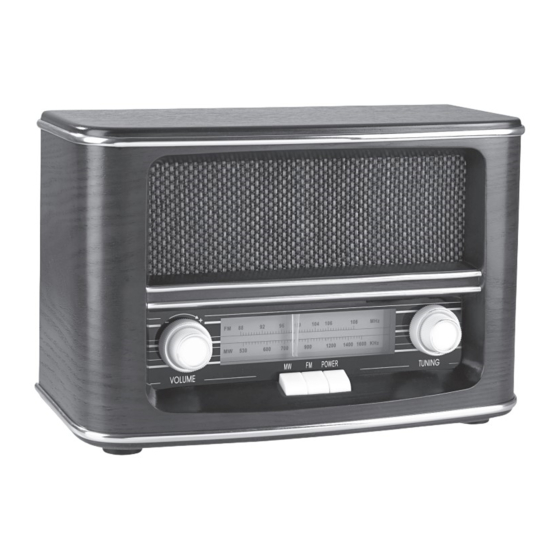 Clas Ohlson AEW510A FM Radio Retro Manuals