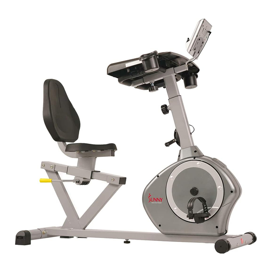 Sunny Health & Fitness SF-RBD4703 User Manual