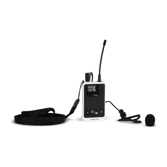 FONESTAR TOUR-1T Quick Start Manual