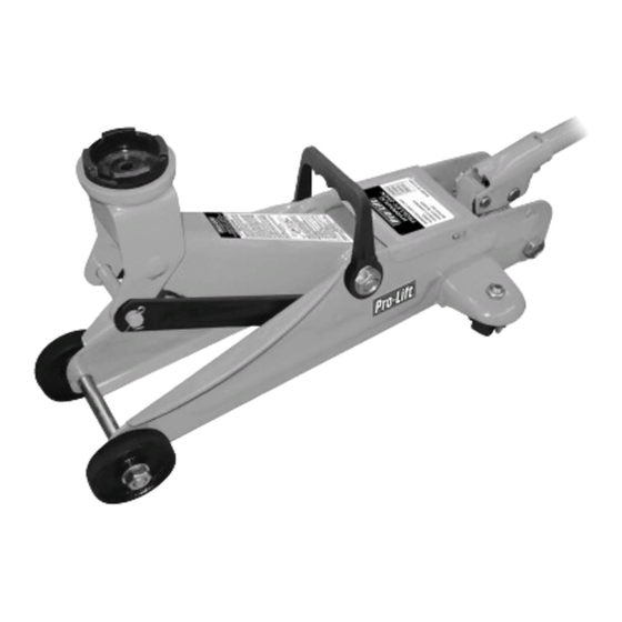 Pro-Lift F1500A Owner's Manual