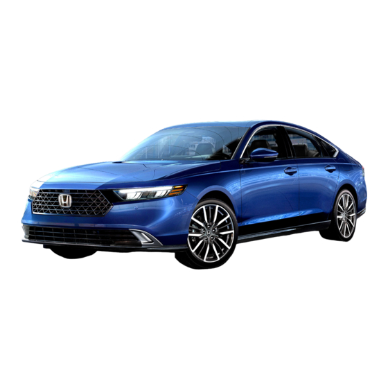 Honda ACCORD 2023 Owner's Manual