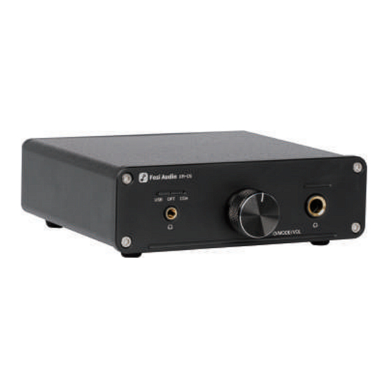 Fosi Audio XR-D5 User Manual