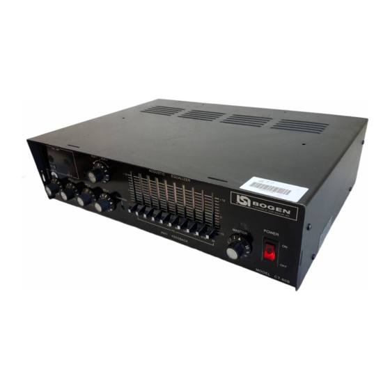 Bogen CT60B Manual