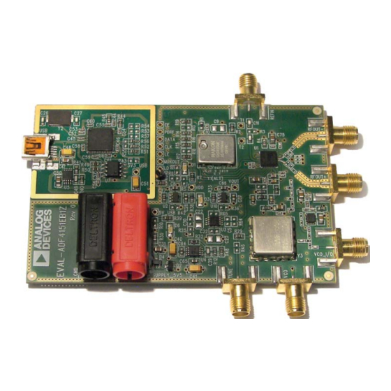 Analog Devices EVAL-ADF4151EB1Z User Manual
