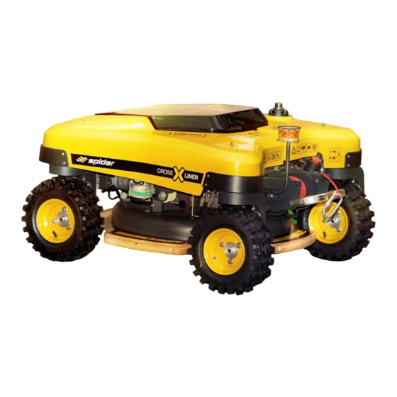 Dvorak SPIDER CROSS LINER Operator's Manual