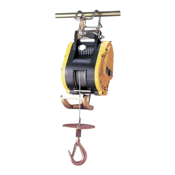 Comeup Baby Winch CWS-80 Manual