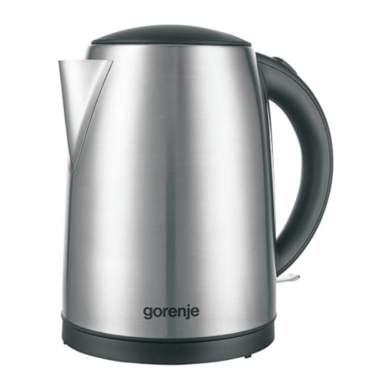 Gorenje K 17 HE Instruction Manual