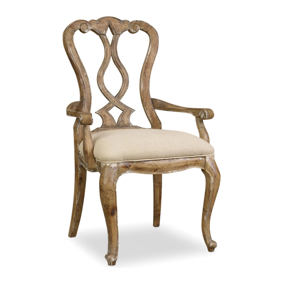 Hooker Furniture 5300-75410 Assembly Instruction