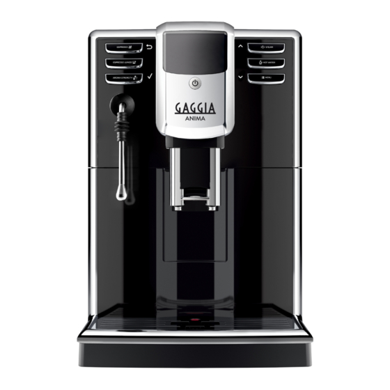 Gaggia Milano ANIMA User Manual