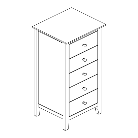 Whitewood Furniture BROOKLYN BD-8015 Assembly Instructions Manual