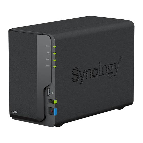 Synology DS223 Product Manual
