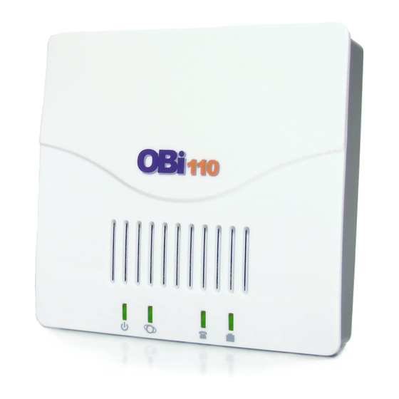 Obihai OBi110 Detailed Technical Specifications