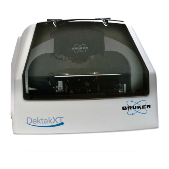 Bruker DektakXT Manual