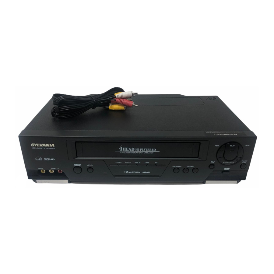 Sylvania KVS600A 4-Head Hi-Fi VCR Manuals