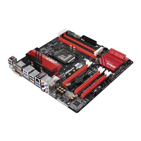 ASROCK Fatal1ty Z97M Killer Series Manual