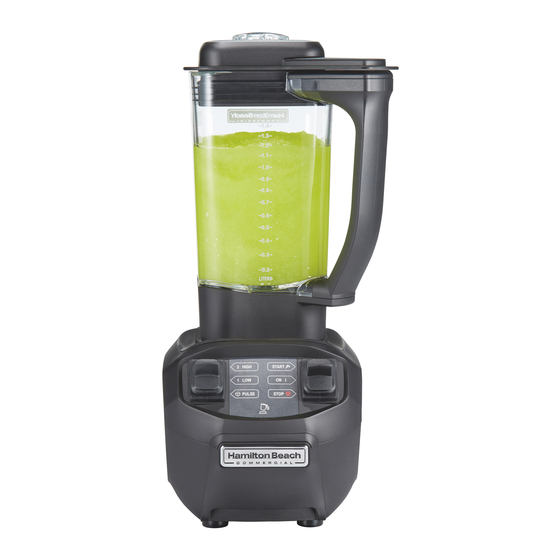 Hamilton Beach Commercial HBB255 Series Operation Manual