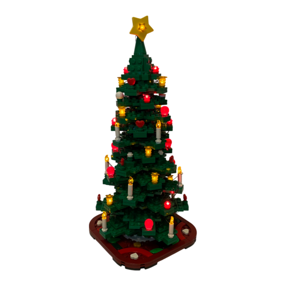 Glow Bricks Lego Christmas Tree 40573 Manuals