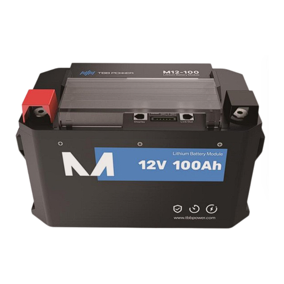 TBB power M12-100 User Manual