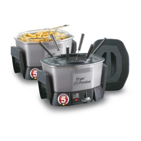 Fritel STARTER FRYER & FONDUE FF 1400 Instruction Manual