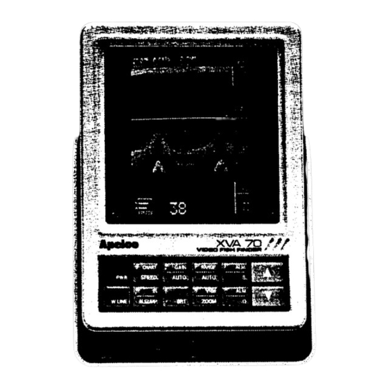 Apelco XVA-70 Instruction Manual