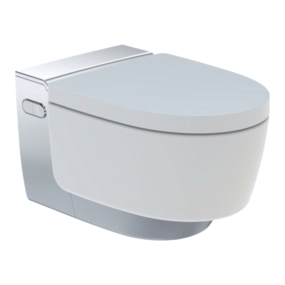 Geberit AQUACLEAN MERA CLASSIC Cleaning Manual