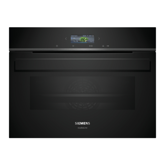 Siemens CB974GK 1 Series User Manual And Installation Instructions