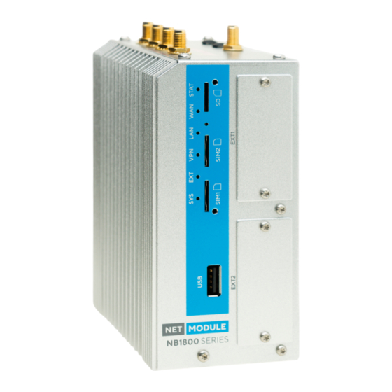 Hirschmann NetModule NB1800 User Manual