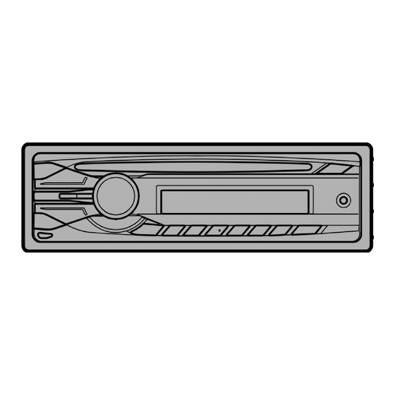 Sony CDX-GT350MP - Fm/am Compact Disc Player Installation/Connections