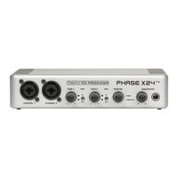 Terratec PHASE X24 fw Manual