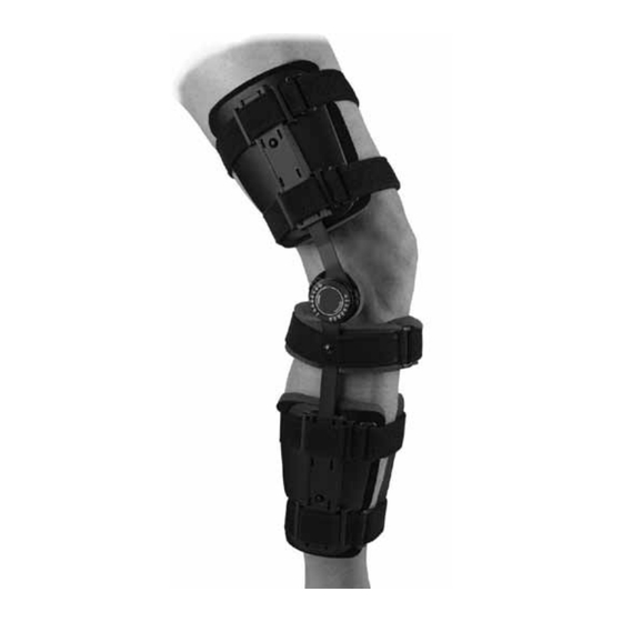 Ossur Rehab Instructions For Use Manual