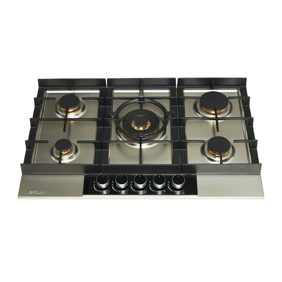 User Manuals: DRIJA LIVORNO 76 Built-in Gas Stove