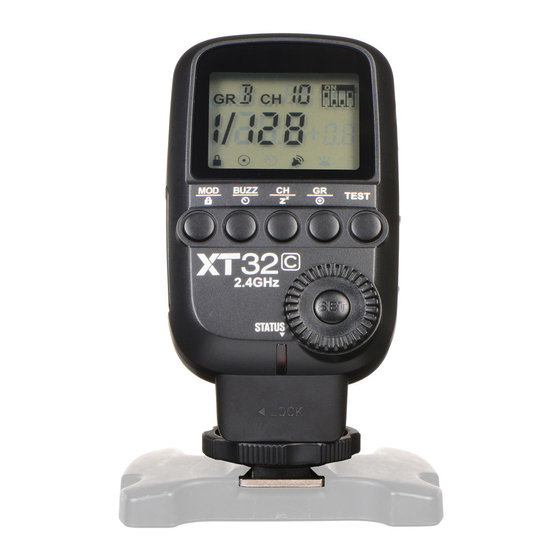 Godox XT32 Instruction Manual