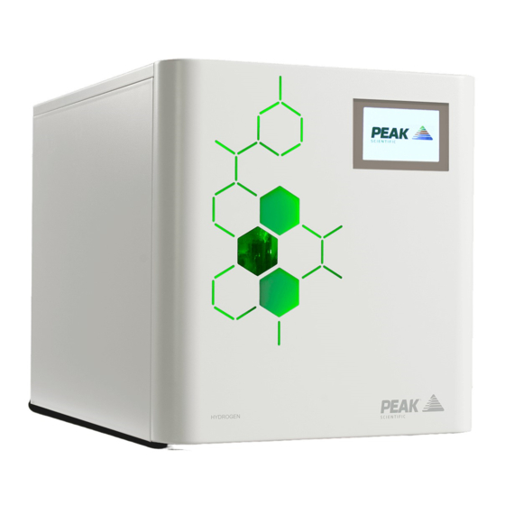 Peak Scientific Precision Hydrogen Installation Manual