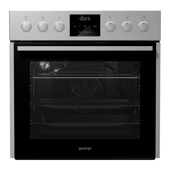 User Manuals: Gorenje BC637E13X Built-in Cooker