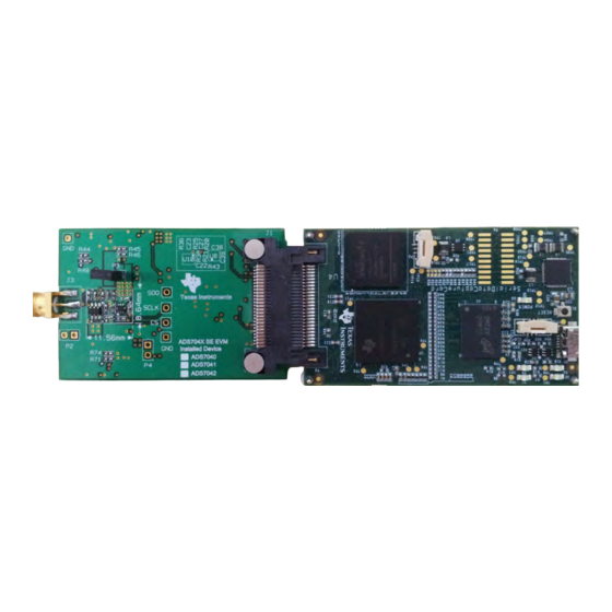 Texas Instruments ADS7041EVM-PDK User Manual