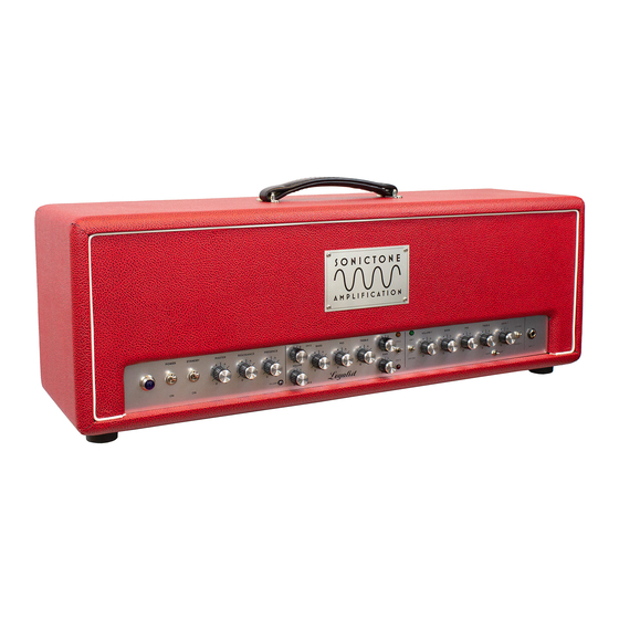 SONICTONE AMPLIFICATION Loyalist Modern Series Owner's Manual