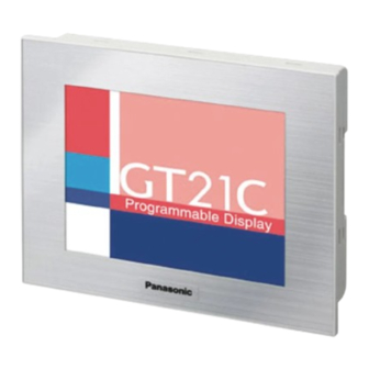 Panasonic GT Series Operation Manual