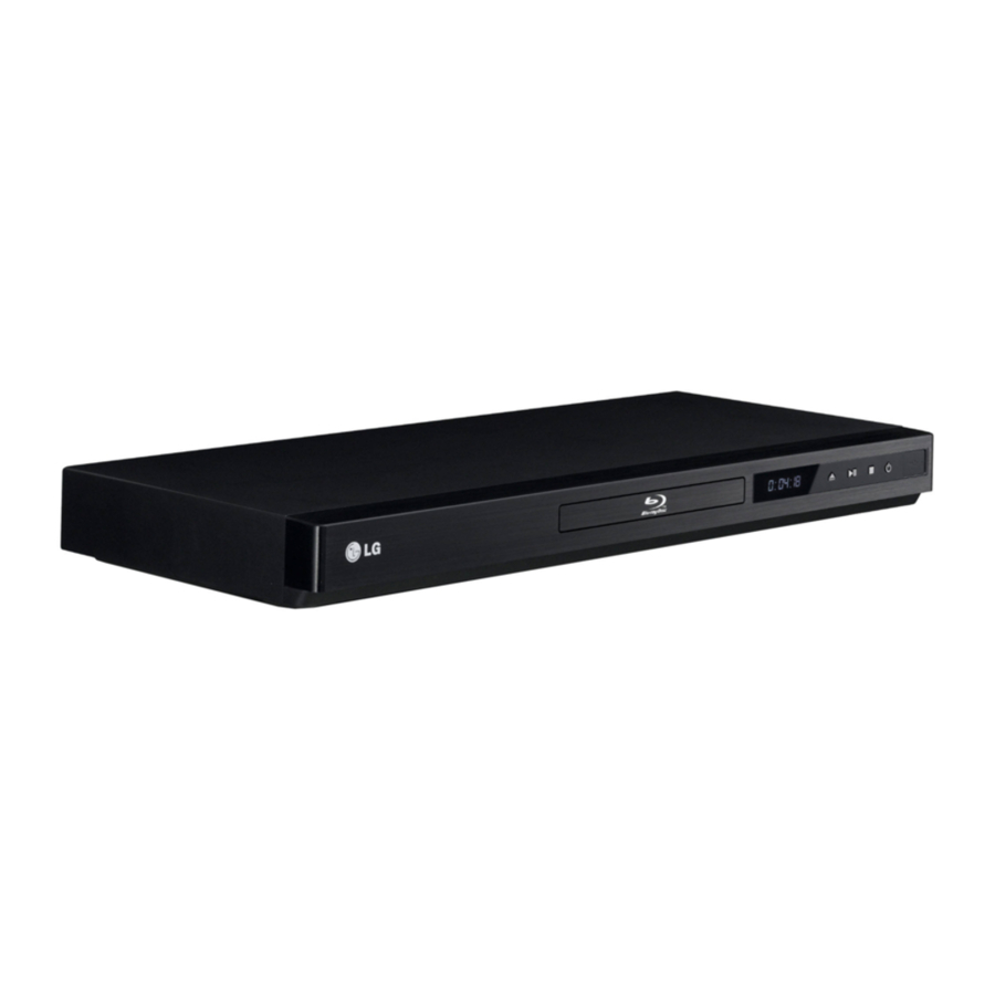 LG BD630 Owner's Manual