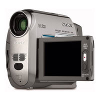 Sony Handycam DCR-HC40E Service Manual
