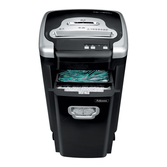 Fellowes MS-460Cs Instructions Manual