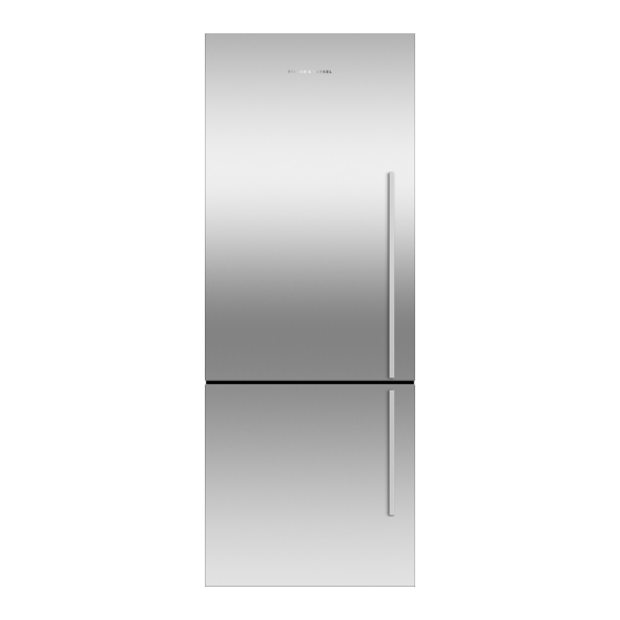 Fisher & Paykel ActiveSmart RF135B Installation Instructions And User Manual