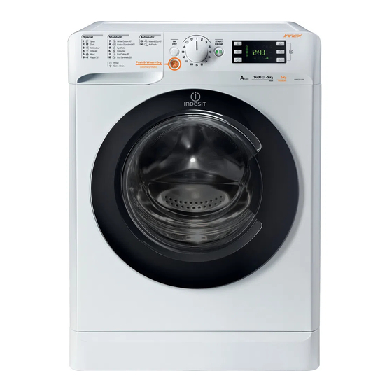 Indesit XWDE 961480 Instructions For Use Manual
