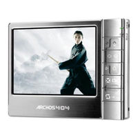 Archos 404 User Manual