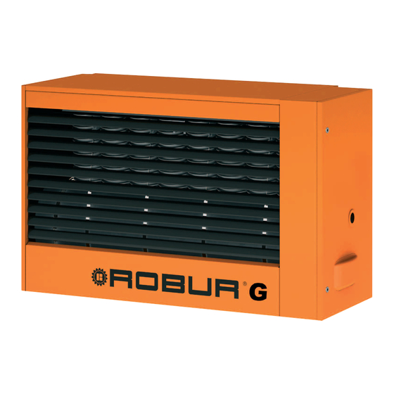 Robur G 30 Instructions For Installation, Use And Maintenance Manual