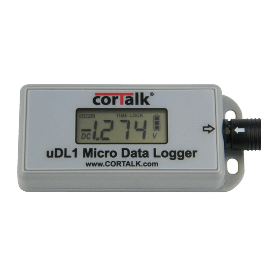 User Manuals: CorTalk uDL1 Data Logger