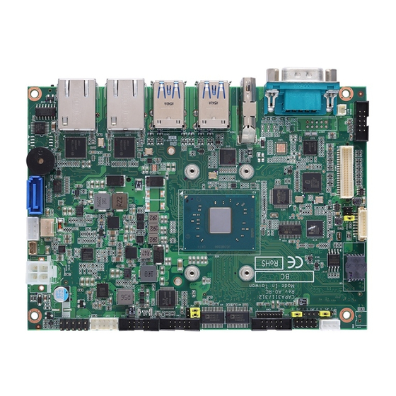 AXIOMTEK CAPA312 Series Quick Installation Manual